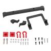 Aluminum Alloy Front Bumper for MN D90 99s 1/10 RC Car, Metal Bumper Upgrade for Collision, Lightweight and Durably Accessory, Installation to Enhance Driving Experience (Black) view 1