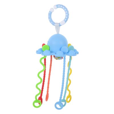 ZUNOXAZ Octopus Shaped Silicone Pull String Sensory for Develop Fine Motor Skills Hand Eye Coordination Safe Material Random Style for Learning Activities