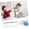 ZUNOXAZ Octopus Shaped Silicone Pull String Sensory for Develop Fine Motor Skills Hand Eye Coordination Safe Material Random Style for Learning Activities view 3
