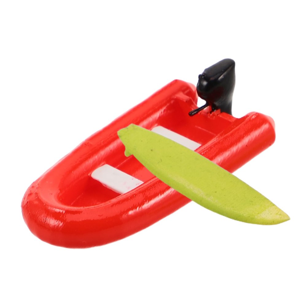 PLAFOPE 2Pcs Realistic Beach for Portable Plastic Boat Crafts for Backyard Fun Vacation Activities