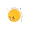 Abaodam 60Pcs Balls Seamless Plastic Game Balls for Raffle Fundraisers and Party Entertainment for Annual Meetings and Classroom Activities view 2