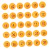 Ciieeo 30pcs Hollow Raffle Balls Bingo Ball Hollow Lottery Game for Home Parties Raffle Drawing Vibrant Colors view 1
