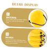 FUNNETOYU 4Pcs Miniature Dolls Safety Helmets Fun Mini Construction Hats for Dolls Hard Hats for and DIY Projects Creative Dollhouse Accessories view 4