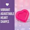 1" x 1" Bulk 144 Pc. Valentine's Day Heart-Shaped Plastic Rings view 3