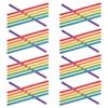 VOSAREA 50pcs Colorful Wooden Rhythm Sticks Set for Safe Natural Musical Instruments Design for Classroom Activities Boys view 1