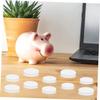 DECHOUS 20Pcs Plastic Piggy Bank Bottom Plugs Stoppers for Coin Savings Box Assorted Sizes 4 of Each Size Seal for Plaster Doll Figurines and Bank Supplies view 4
