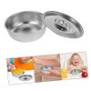HEALSOPTHY Stainless Steel Bowl for Boys and Girls Boy Girl Cups Spill Dinnerware Food Stage view 4