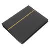 Gogogmee Commemorative Stamp and Coin Collection Album Transparent Pages for Easy Viewing Storage for Coins Stamps Photos and Postcards Black Design view 1