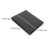 Gogogmee Commemorative Stamp and Coin Collection Album Transparent Pages for Easy Viewing Storage for Coins Stamps Photos and Postcards Black Design view 2