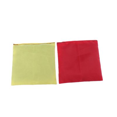 BESPORTBLE 2pcs Heavy Duty Waterproof Bean Bags for Kids for Outdoor Games Family Fun and Tossing Activities Red Yellow Color