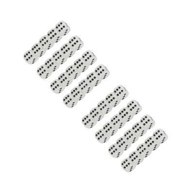 BESPORTBLE 2sets 20pcs Glow The Dark Table Dice Fun Party Accessories for Board Games Ktv and Gatherings Lightweight Easy to Grip for Friends and Family Activities 20pcs*2
