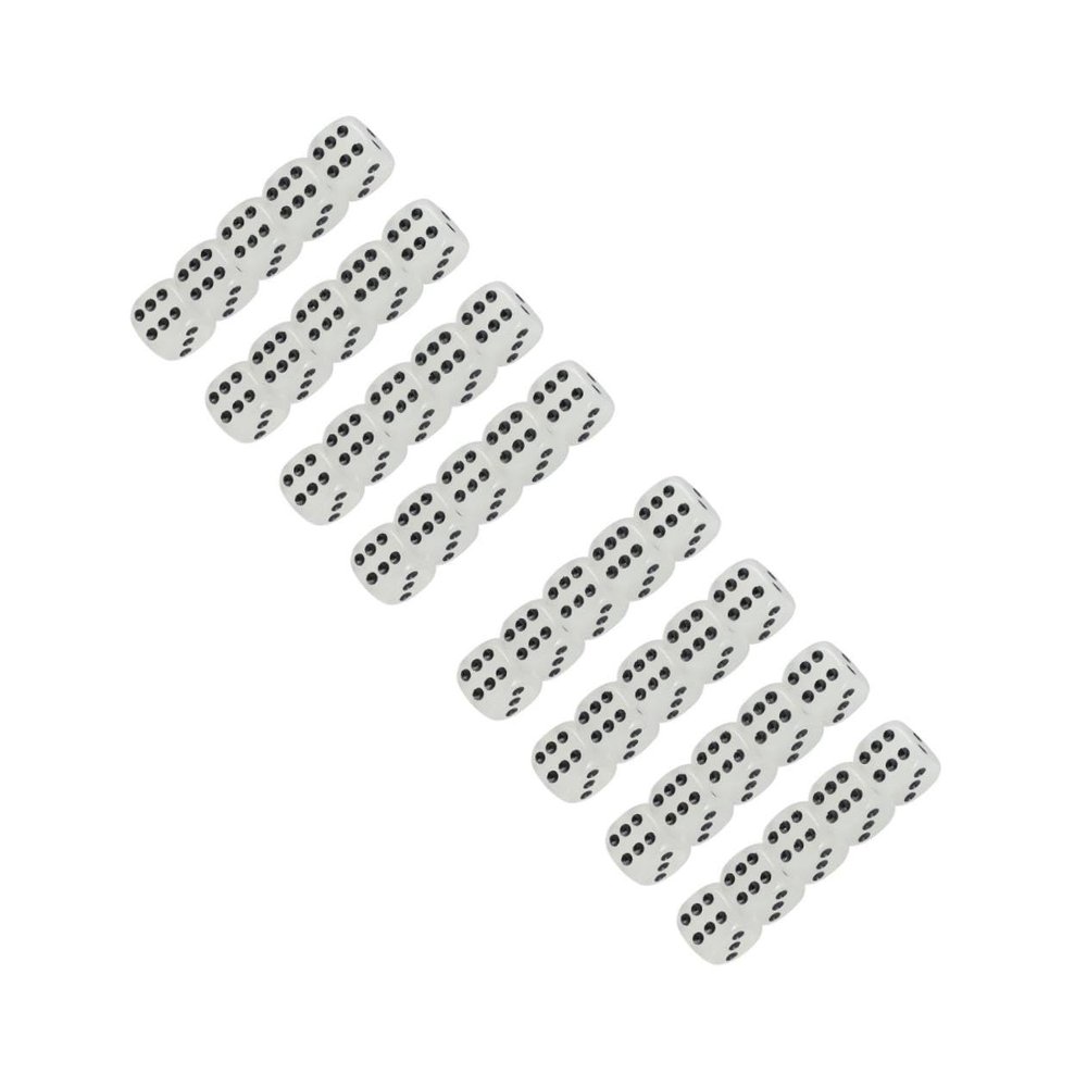 BESPORTBLE 2sets 20pcs Glow The Dark Table Dice Fun Party Accessories for Board Games Ktv and Gatherings Lightweight Easy to Grip for Friends and Family Activities 20pcs*2