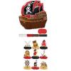 9 PCS Pirate Party Decorations Set + Pirate Piata view 1