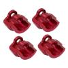 RC Spare Part Compatible with ARRMA 1/7 1/8 RC Car Upgrade Parts Accessories 4pcs Aluminum Alloy Shock Cap Absorber Protector(Red) view 2