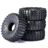 1.0 Pin Tires 72 * 27mm Super Soft Sticky Rock Crawler Tire for TRX4M 1/18 1/24 RC Crawler Car Axial SCX24 FMS FCX24 AX24 Upgrade(Soft Purple Set) view 2