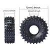 1.0 Pin Tires 72 * 27mm Super Soft Sticky Rock Crawler Tire for TRX4M 1/18 1/24 RC Crawler Car Axial SCX24 FMS FCX24 AX24 Upgrade(Soft Purple Set) view 4