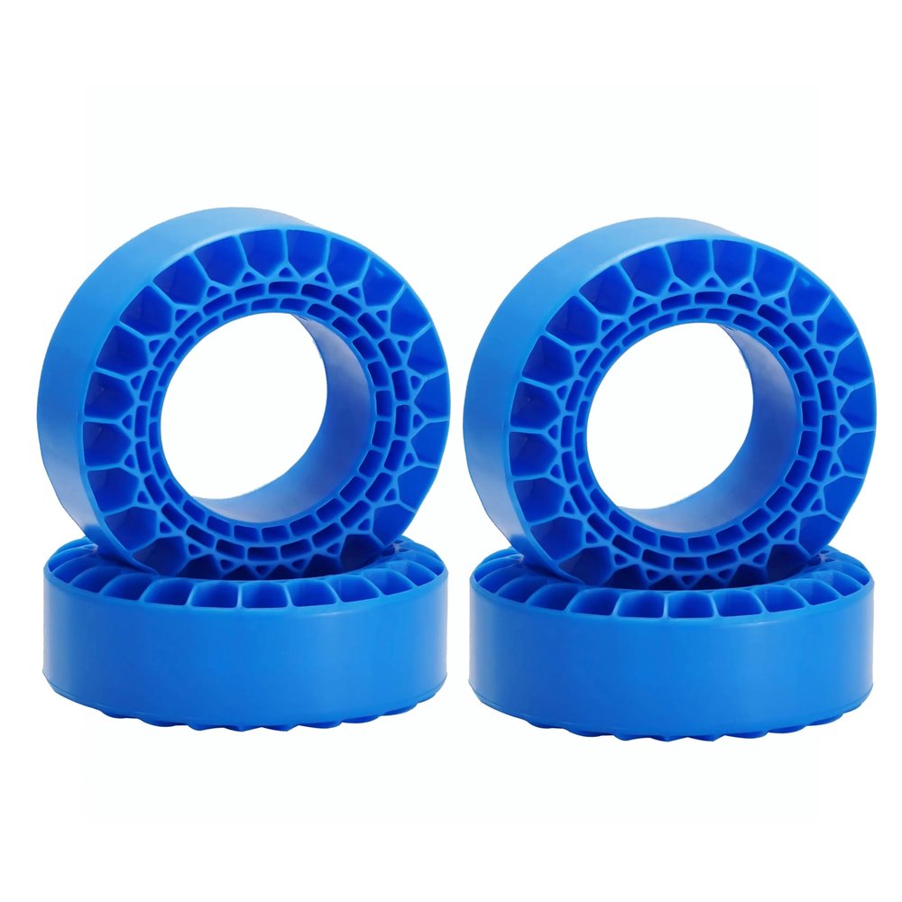 PWKSYTBJ Custom Blue Ultra Soft Silicone for DJ Series Tires 1.0 and 1.3 Inch Tires(1.0in 67-69x25-26mm)