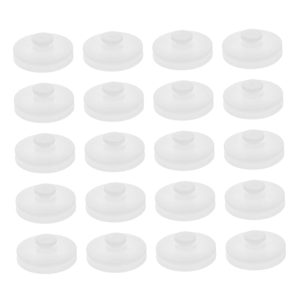 Alipis 40 Pcs Dual Plastic Gears Pulley for DIY Enhanced Load Capacity Robotic Gear and Drive Accessories for Cars and Airplanes