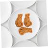 Abaodam 3Pcs Realistic Simulated Chicken Leg Decoration Model Lifelike Fake Chicken Drumstick for Photography Prop Display and Teaching Use Material High Detail view 3
