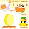 24 Sets Summer Fruits Headband Craft Kits DIY Fruit of The Spirit Paper Hat Crown with Strawberry Cutouts Back to School Art Stickers Craft for Kid Holiday Party Favor Supplies School Home Activity view 3