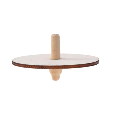 Yardwe 4pcs DIY Wooden Spinning Tops Boys and Girls Toys for Boys Girls Year Old Montessori Learning Random Style