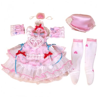 QGYDYH 1/4 BJD Doll Clothes Ball Jointed Dolls Clothes Handmade Fashions Dress (G)