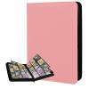 Trading Card Binder 9 Pocket with Zipper, Fvxldcz PU Cover Card Collection Binder 540 Cards Sleek Side-Loading Card Album, Sturdy Card Collection Folder for TCG, MTG, Yugioh, Sport Cards (Pink) view 1