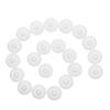 CHICAMPERA 40pcs Plastic Belt Pulley for Dual Gears for Rc Cars and Airplanes Stable Speed Reduction and High Wear Resistance view 1
