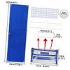jojofuny Felt Board for Kids 3-in-1 Hanging Standing Wall-Mounted Visual Schedule Chart Foldable Felt Board for Learning Routines Chore for Toddlers and Preschoolers view 2