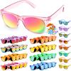 32 Pack Kids Sunglasses Bluk Party Favors - Goodie Bags Stuffers for Children Age 3-8,Boy Girl Neon Glasses with UV400 Protection,Birthday Classroom Graduation Gift,Pool Beach Party Supplies - nylytek view 1