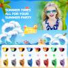 32 Pack Kids Sunglasses Bluk Party Favors - Goodie Bags Stuffers for Children Age 3-8,Boy Girl Neon Glasses with UV400 Protection,Birthday Classroom Graduation Gift,Pool Beach Party Supplies - nylytek view 2