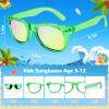32 Pack Kids Sunglasses Bluk Party Favors - Goodie Bags Stuffers for Children Age 3-8,Boy Girl Neon Glasses with UV400 Protection,Birthday Classroom Graduation Gift,Pool Beach Party Supplies - nylytek view 4