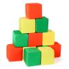 COZYTRAUM 12-Pack 5 Inch Foam Cubes, Soft Play Pit Fillers for Indoor Games, Trampoline & Rock Climbing Mats - 3 Colors (Yellow/Green/Orange)... view 1