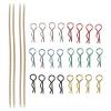 EVTSCAN RC Body Shell Clips Rope Iron R Pins Steel Anti Lost Rope 1/8 1/10 1/12 1/18 RC Cars (120mm) view 1