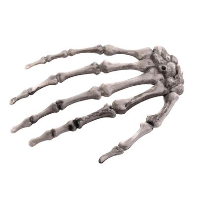 Abaodam 1 Pair Skeleton Hand Bone Decorations Scary Plastic Hands for Halloween Pranks Durable Creepy Design for Parties and Festive Atmosphere