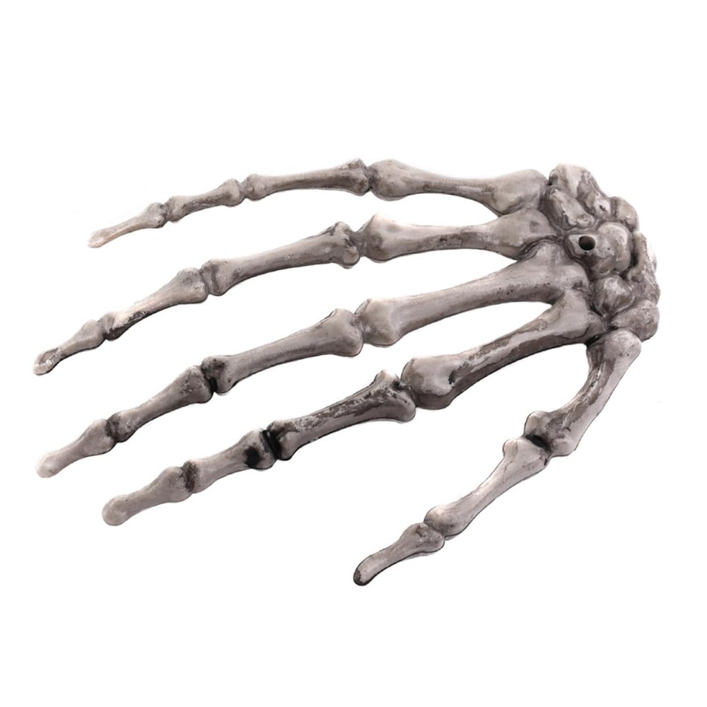 Abaodam 1 Pair Skeleton Hand Bone Decorations Scary Plastic Hands for Halloween Pranks Durable Creepy Design for Parties and Festive Atmosphere