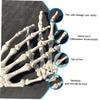 Abaodam 1 Pair Skeleton Hand Bone Decorations Scary Plastic Hands for Halloween Pranks Durable Creepy Design for Parties and Festive Atmosphere view 4