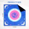 2025 Non-Slip Mahjong Mat, Quiet Noise Reduction Mahjong Mat for Table, Thickened Table Cover for Poker, Tile, Board Games(Blue Pattern) view 2
