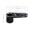 2PCS TGCWENG CNC Aluminum Alloy 25T Servo Horn 25 Teeth Steering Arm Horn Suitable with Losi Tamiya HPI HSP Redcat Axila SCX10 90046 TRX4 Etc 1/10 RC Crawler car (Black) view 3