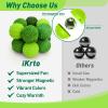 Magnetic Fidget Balls for Adults Teens  4PCS Magnetic Sensory Fidget Toys Silicone Stress Balls, Office Desk Toy for Autism ADHD Anxiety | Fun Textures Gadgets with Organizer Box view 2