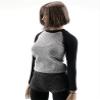 SssHam 1/6 Scale Female Soldier Model Figure Doll Sportwear Long Sleeves T-Shirt Shorts Leggings Clothes for 12 Inch Action Figure Doll Clothes Doll view 4