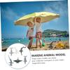 Abaodam 6PCS Animal Model Realistic Sea Life for Educational Ocean Creatures for Imaginative Play and Home Decoration view 4