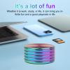 Aanrasey Desk Toys Spinning Top, Fidget Spinner Toys Gyro Ball, Spinning Tops for Kids, Fidget Toys Adults, Novelty Amusements (50MM, Rainbow-A) view 4