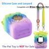 JCHPINE Silicone Cover Case for Bitzee Magicals Interactive Digital Pet and Case, Protective Skin Sleeve for Bitzee Magicals Virtual Electronic Pets Accessories (Rainbow) view 2