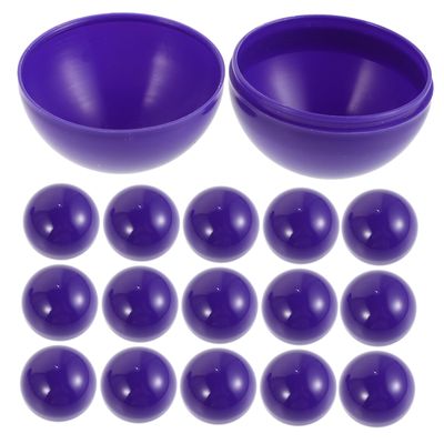 Toyvian 50pcs Plastic Raffle Balls Raffle Balls for Games Bingo Drawing Hollow Prize Containers