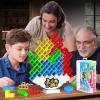 BBnote 48PCS Stack Game for Adult & Kids, Tetra Board Tower Games for Family Travel Party, 2 Players Balance Stacking Toy Attack, Team Toys Building Block view 1