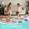 12Pcs Stepping Stones for Kids, Todder Ourdoor Toys, The Floor Is Lava Game for Kids Balance Toys, Indoor Obstacle Course for Toddler 1-3 view 3