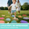 12Pcs Stepping Stones for Kids, Todder Ourdoor Toys, The Floor Is Lava Game for Kids Balance Toys, Indoor Obstacle Course for Toddler 1-3 view 4