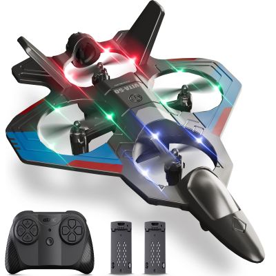 4DRC RC Planes Remote Control Airplanes for Kids, Foam Remote Control Planes for Kids Adults Beginners, Remote Control Helicopter Fighter Jet Drones for Kids Adults, 360 Flip Easy to Fly