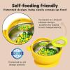 Stainless Steel Baby Bowls with Suction, 2-in-1 Toddler Feeding Set SUS304 Non-Toxic | Unbreakable & Anti-Scald | Super Strong Suction Base | Dishwasher Safe | Perfect Baby Gift - 4Pack Cu.Ft. view 2